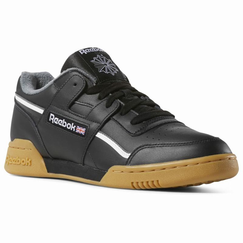 Reebok Workout Plus Tenisky Panske - Čierne/Biele QP5844VN